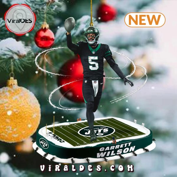 Garrett Wilson x New York Jets 2024 Christmas Ornaments