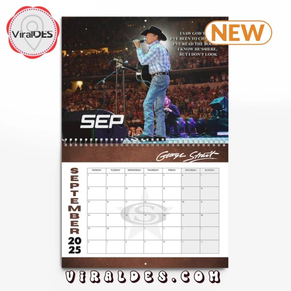 George Strait 2025 Happy New Year Calendar