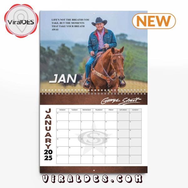 George Strait 2025 Happy New Year Calendar