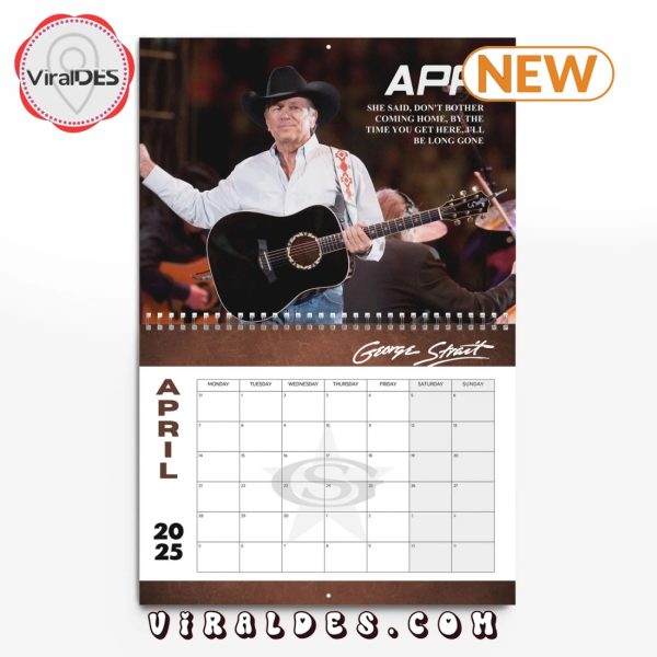 George Strait 2025 Happy New Year Calendar