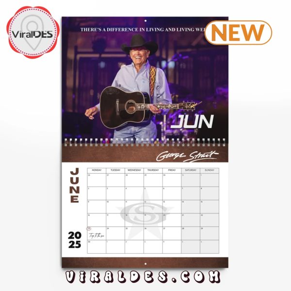 George Strait 2025 Happy New Year Calendar