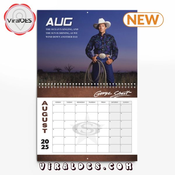 George Strait 2025 Happy New Year Calendar