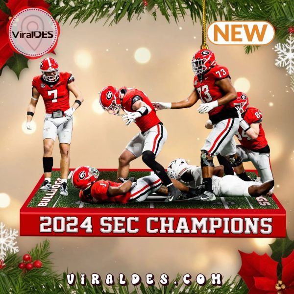 Georgia Bulldogs 2024 Champions Ornaments