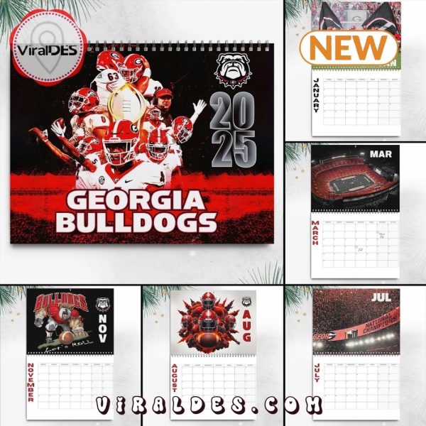 Georgia Bulldogs 2025 Happy New Year Calendar