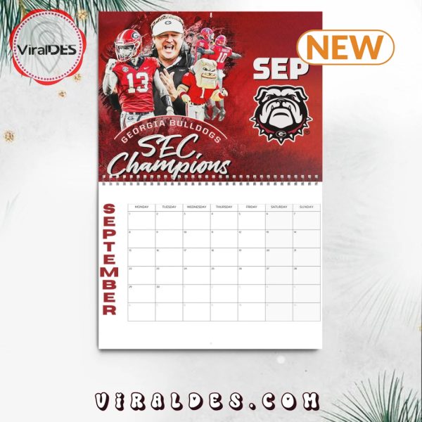 Georgia Bulldogs 2025 Happy New Year Calendar