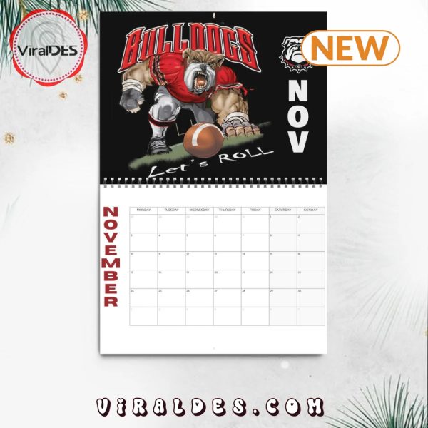 Georgia Bulldogs 2025 Happy New Year Calendar