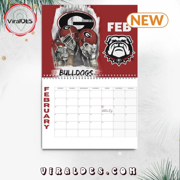 Georgia Bulldogs 2025 Happy New Year Calendar