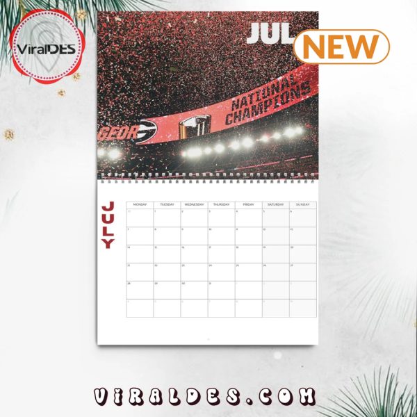 Georgia Bulldogs 2025 Happy New Year Calendar