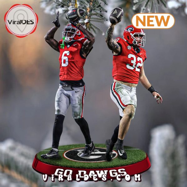 Go Dawgs 2024 Christmas Ornaments