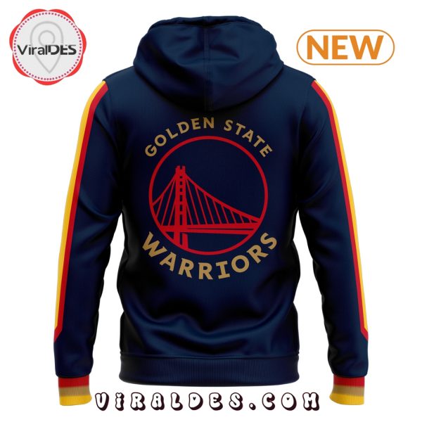 Golden State Warriors Nike 2024 Swingman Navy Hoodie