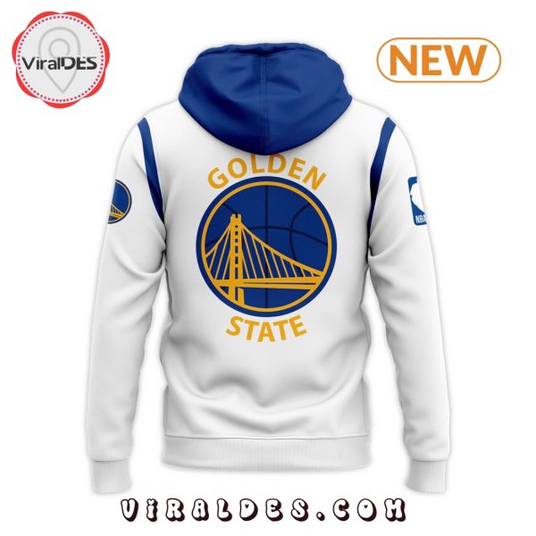 Golden State Warriors Nike 2024 Swingman White Hoodie