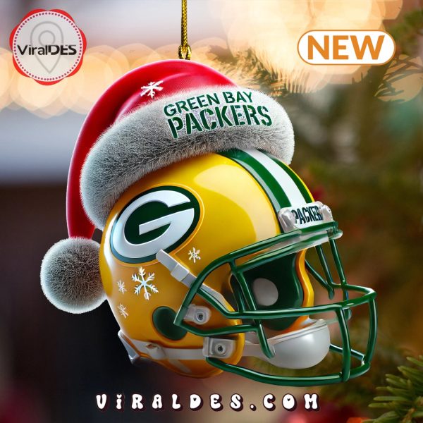 Green Bay Packers Football Christmas Ornaments