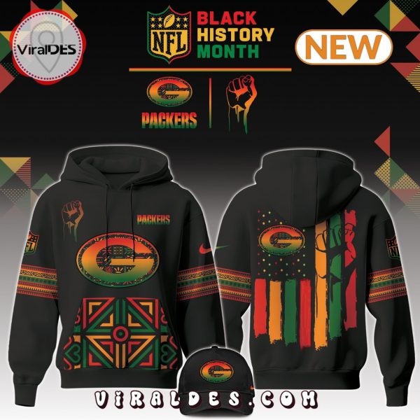 Green Bay Packers NFL Black History Month Hoodie, Jogger, Cap