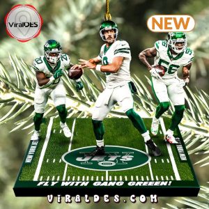 New York Jets Fly With Gang Green 2024 Christmas Ornaments