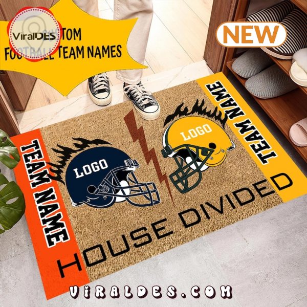 House Divided Custom Outdoor Doormats