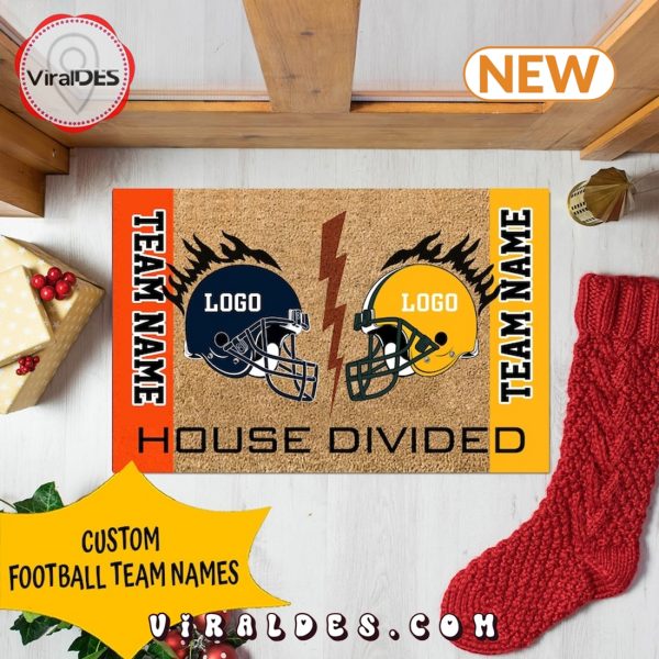 House Divided Custom Outdoor Doormats