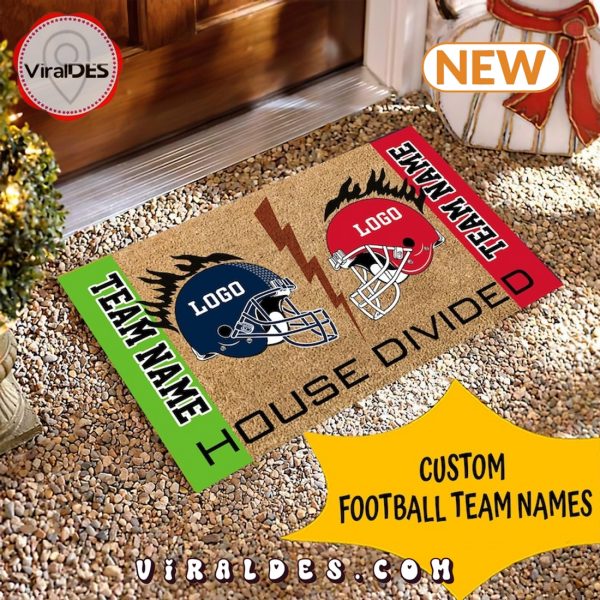 House Divided Custom Outdoor Doormats