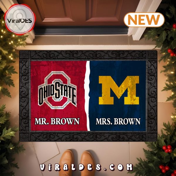 House Divided Team Custom Doormat