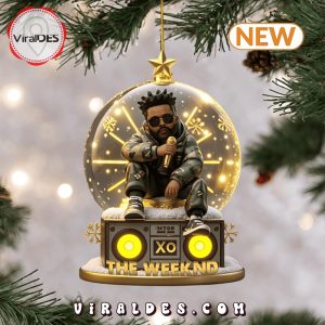 The Weeknd Christmas Ornaments