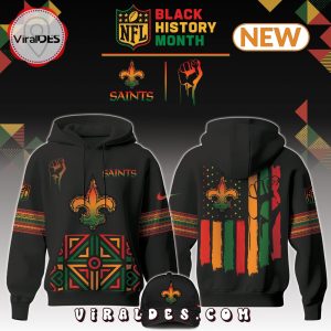 New Orleans Saints NFL Black History Month Hoodie, Jogger, Cap