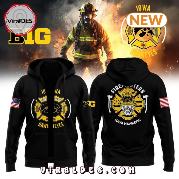 Iowa Hawkeye 2024 Firefighter Appreciation Hoodie