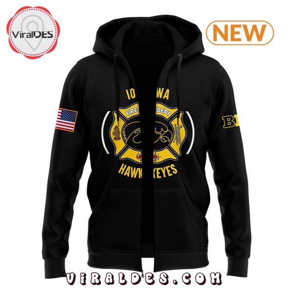 Iowa Hawkeye 2024 Firefighter Appreciation Hoodie