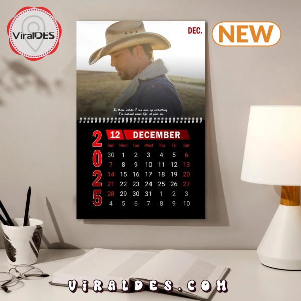 Jason Aldean 2025 Happy New Year Calendar