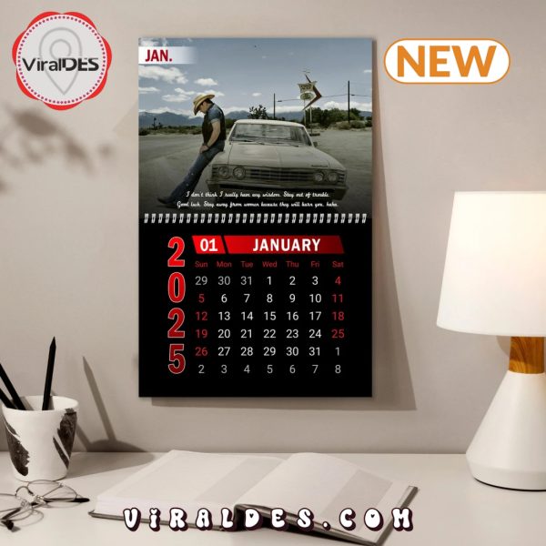 Jason Aldean 2025 Happy New Year Calendar