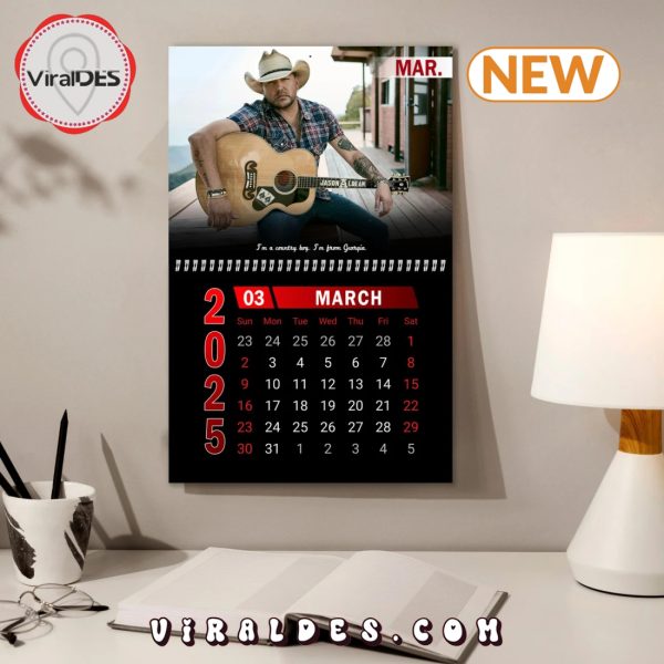 Jason Aldean 2025 Happy New Year Calendar