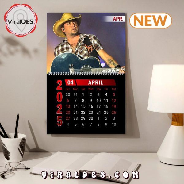 Jason Aldean 2025 Happy New Year Calendar