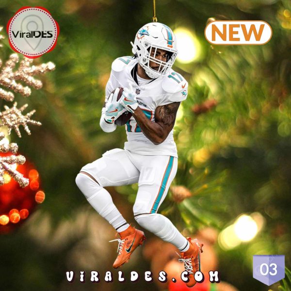 Jaylen Waddle Ornaments