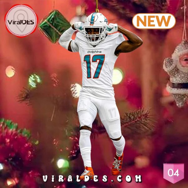 Jaylen Waddle Ornaments