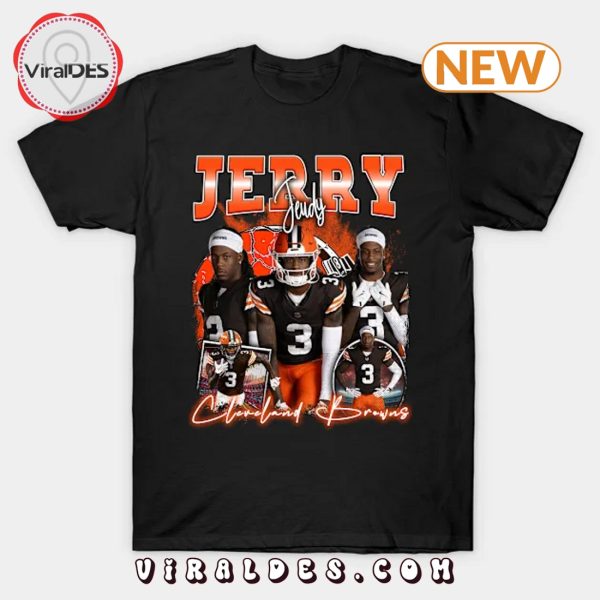 Jerry Jeudy Signatures Cleveland Browns T-Shirt