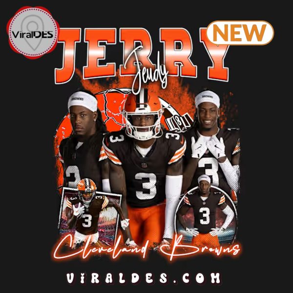 Jerry Jeudy Signatures Cleveland Browns T-Shirt