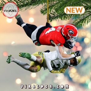 Georgia Bulldogs Oscar Delp Fly Ornaments