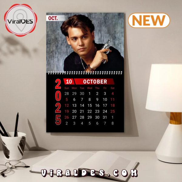 Johnny Depp 2025 Happy New Year Calendar