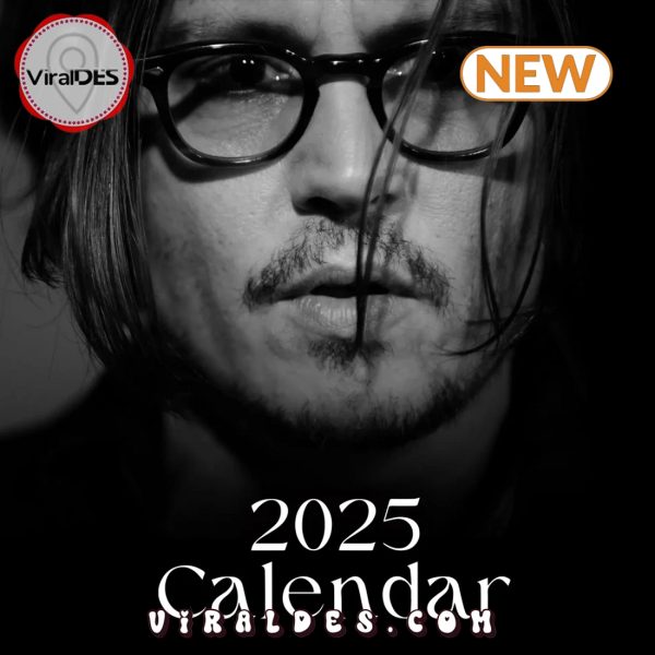 Johnny Depp 2025 Happy New Year Calendar