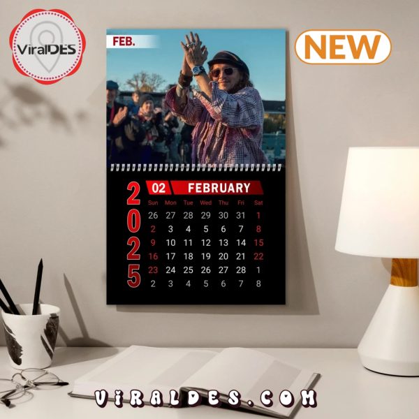 Johnny Depp 2025 Happy New Year Calendar