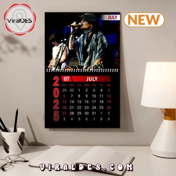 Johnny Depp 2025 Happy New Year Calendar