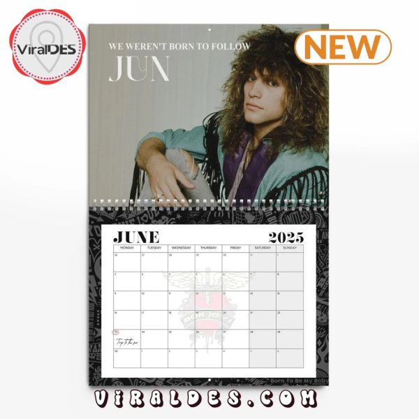 Jon Bon Jovi 2025 Happy New Year Calendar