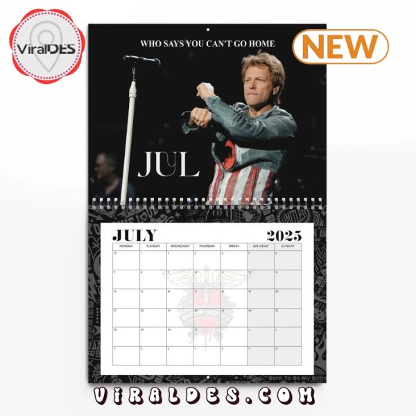 Jon Bon Jovi 2025 Happy New Year Calendar