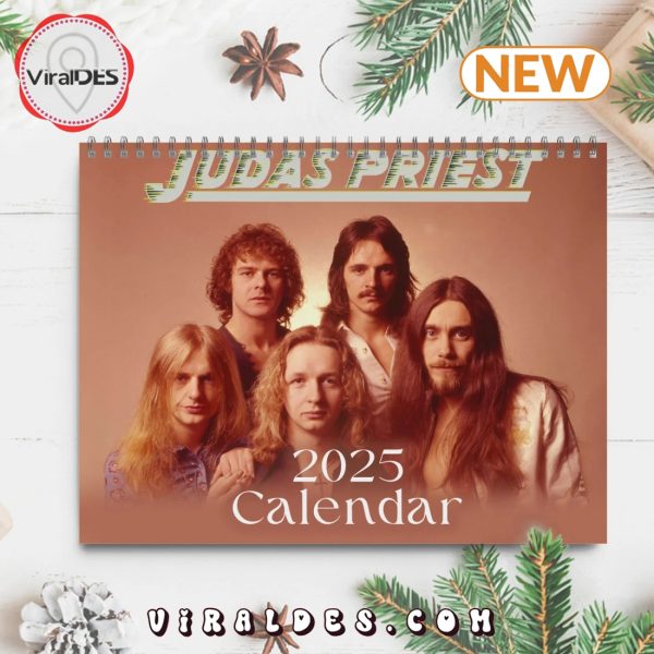 Judas Priest 2025 Happy New Year Calendar