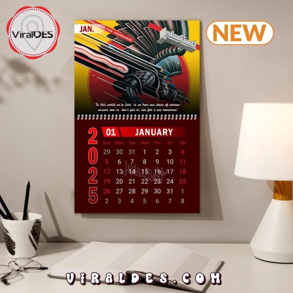 Judas Priest 2025 Happy New Year Calendar