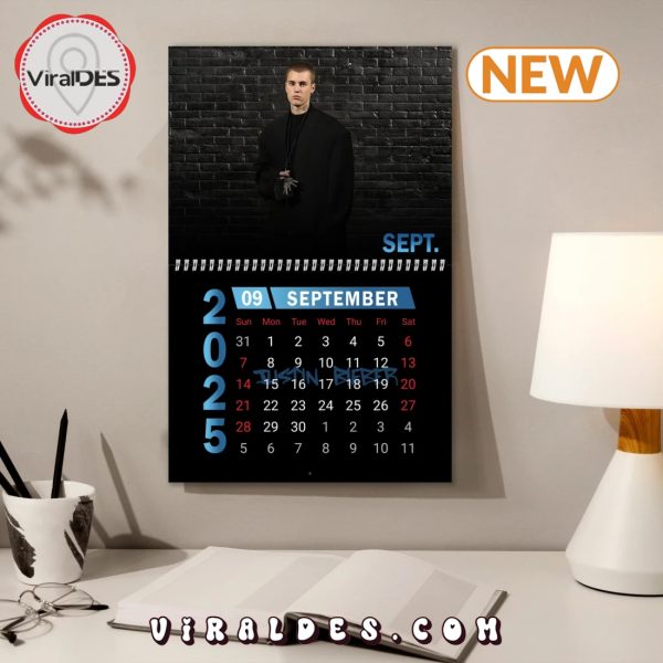 Justin Bieber 2025 Happy New Year Calendar