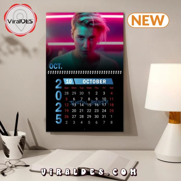 Justin Bieber 2025 Happy New Year Calendar