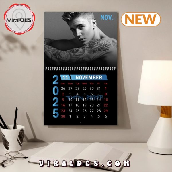 Justin Bieber 2025 Happy New Year Calendar