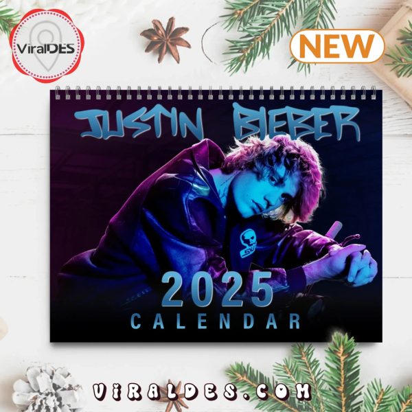 Justin Bieber 2025 Happy New Year Calendar