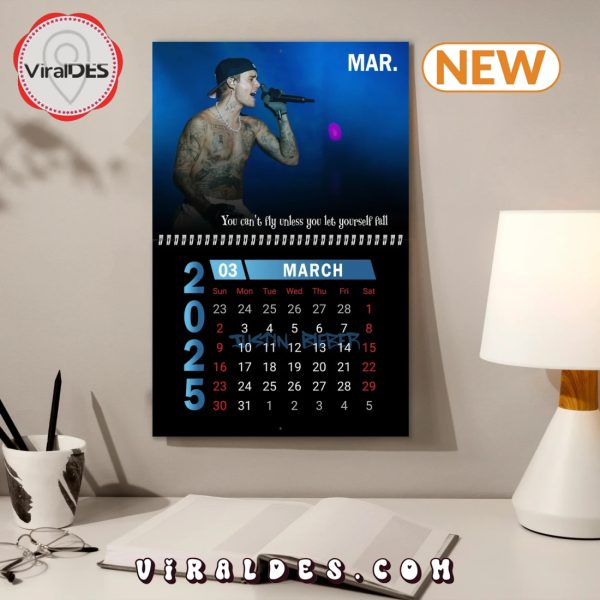 Justin Bieber 2025 Happy New Year Calendar