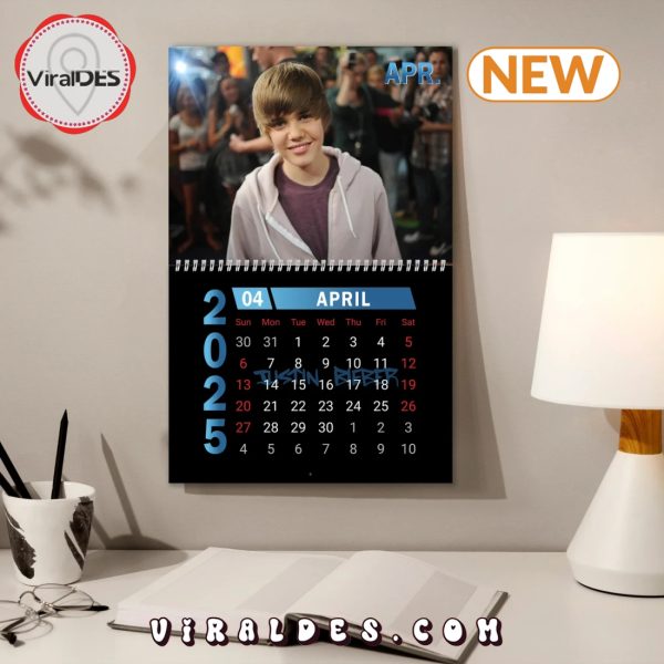 Justin Bieber 2025 Happy New Year Calendar