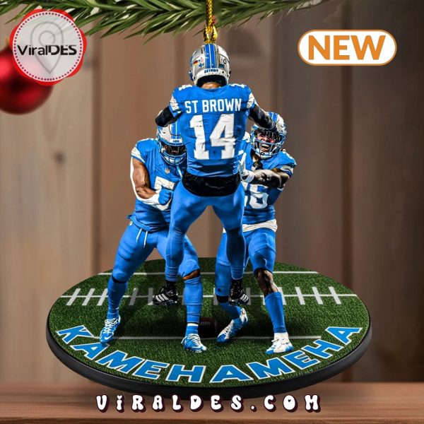 Kamehameha x Detroit Lions 2024 Christmas Ornaments